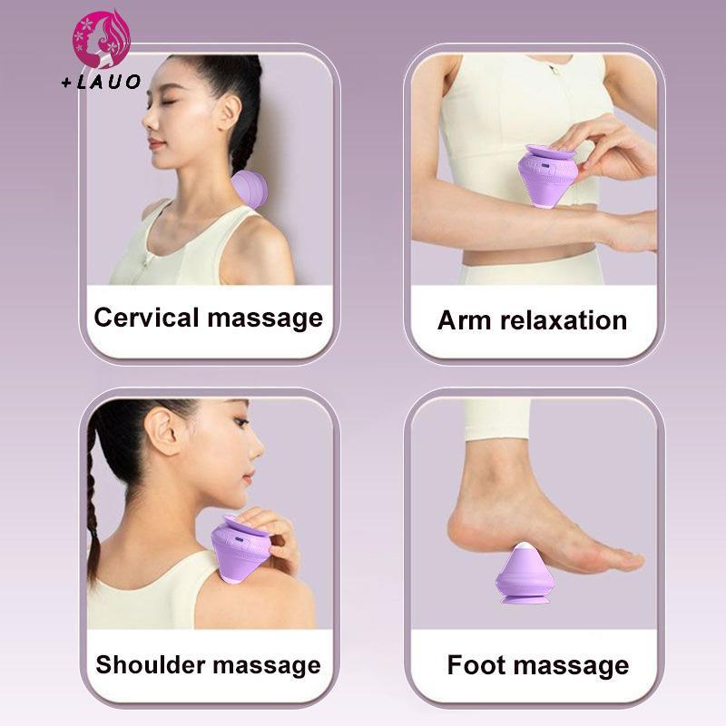 Springevenstar Silicone Massage Bóng USB Sạc Massage Bóng Thể Dục Cơ Eo Ba Thư Giãn Máy Mát Xa Giảm Đau Springevenstar