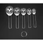 【COD】Set thìa đong định lượng 5 món làm từ inox bền đẹp, tiện dụng để đo lường các nguyên liệu khô và ướt trong gian bếp