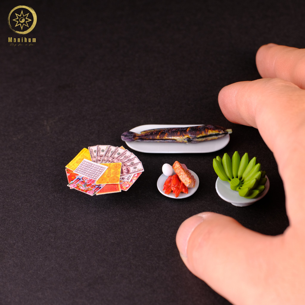 Set 1-2 COMBO 5 - BÀN THỜ  KIM TÀI PHÚC ĐỊA + PHỤ KIỆN