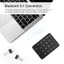 19 Phím Đa Năng Bluetooth Không Dây Bàn Phím Số Mini Numpad Bàn Phím Kỹ Thuật Số Cho PC Tiếp Liệu Kế Toán