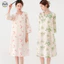 Váy ngủ và bộ đồ ngủ phong cách Trung Quốc bằng cotton nguyên chất, thích hợp mặc nhà và đi chơi vào mùa hè