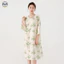 Váy ngủ và bộ đồ ngủ phong cách Trung Quốc bằng cotton nguyên chất, thích hợp mặc nhà và đi chơi vào mùa hè