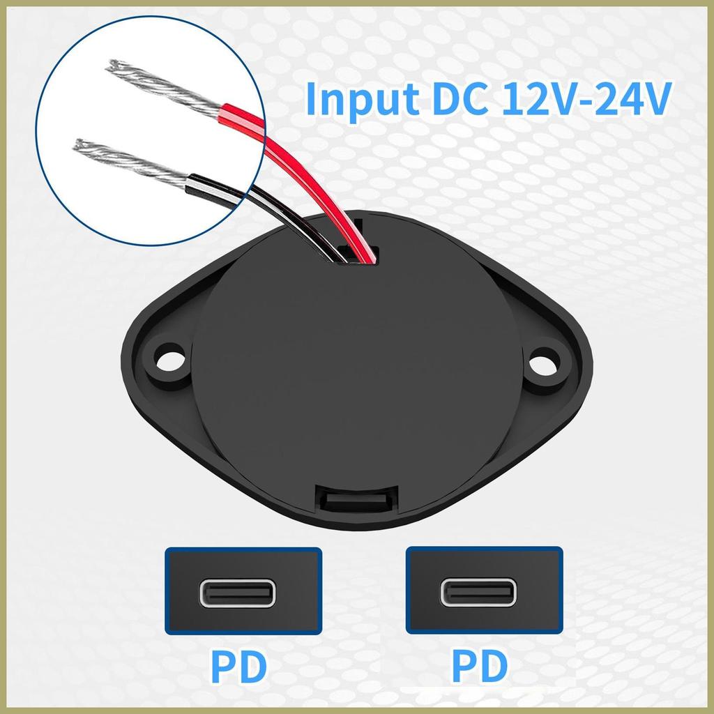 Ổ cắm sạc USB chống nước trên ô tô, sạc nhanh cho điện tử ô tô abrtedvn