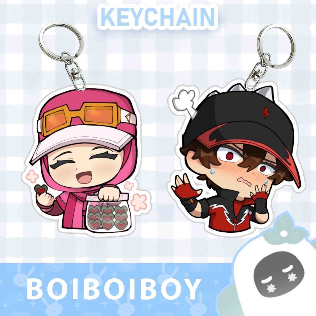 Móc chìa khóa ganci/BoBoiBoy Art by pochi Acrylic