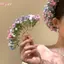 Kẹp Tóc Hình Chữ U Hoa Nhân Tạo Cho Cô Dâu - Phụ Kiện Tóc Đẹp Cho Lễ Hội Và Tiệc