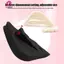 Springevenstar Memory Foam Toe Cắm Mềm Nửa Đế Có Thể Tái Sử Dụng Ngón Chân Bọt Biển Filler Chèn Cho Giày Có Thể Điều Chỉnh Quá Lớn Miếng Nẹp Chân Unisex Chèn Springevenstar