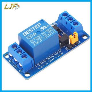 LJF 3.3V 5V 12V 24V Mô-đun rơle 1 kênh Bảng rơle kích hoạt mức cao và thấp VN
