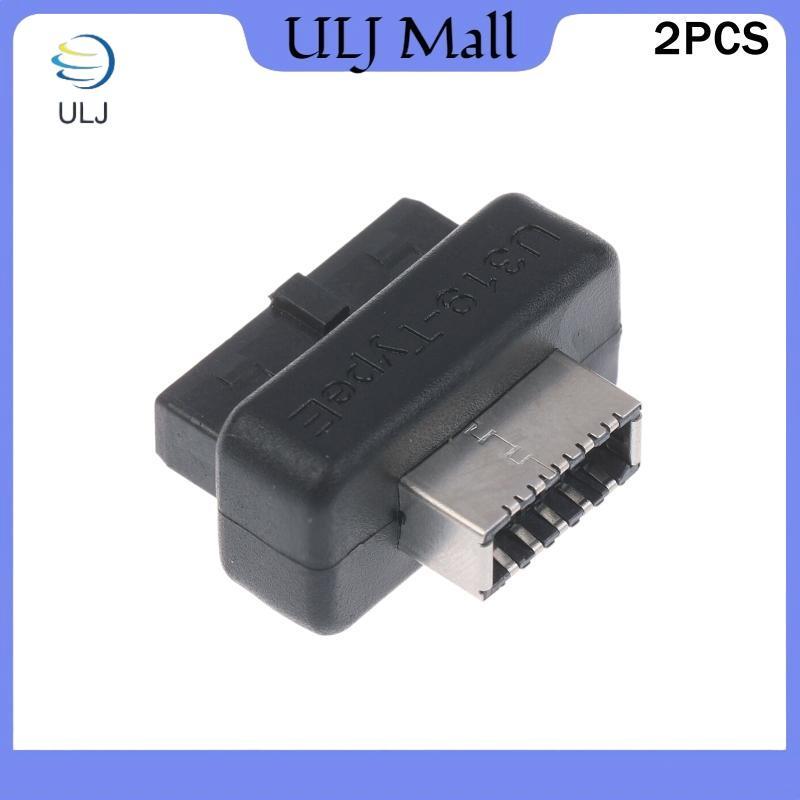 ULJ 1 / 2 / 3 Bộ chuyển đổi USB 3.0 19 / 20-Pin sang Type E - Bộ chuyển đổi tiêu đề bảng điều khiển phía trước USB 3.1 Type C cho bo mạch chủ.