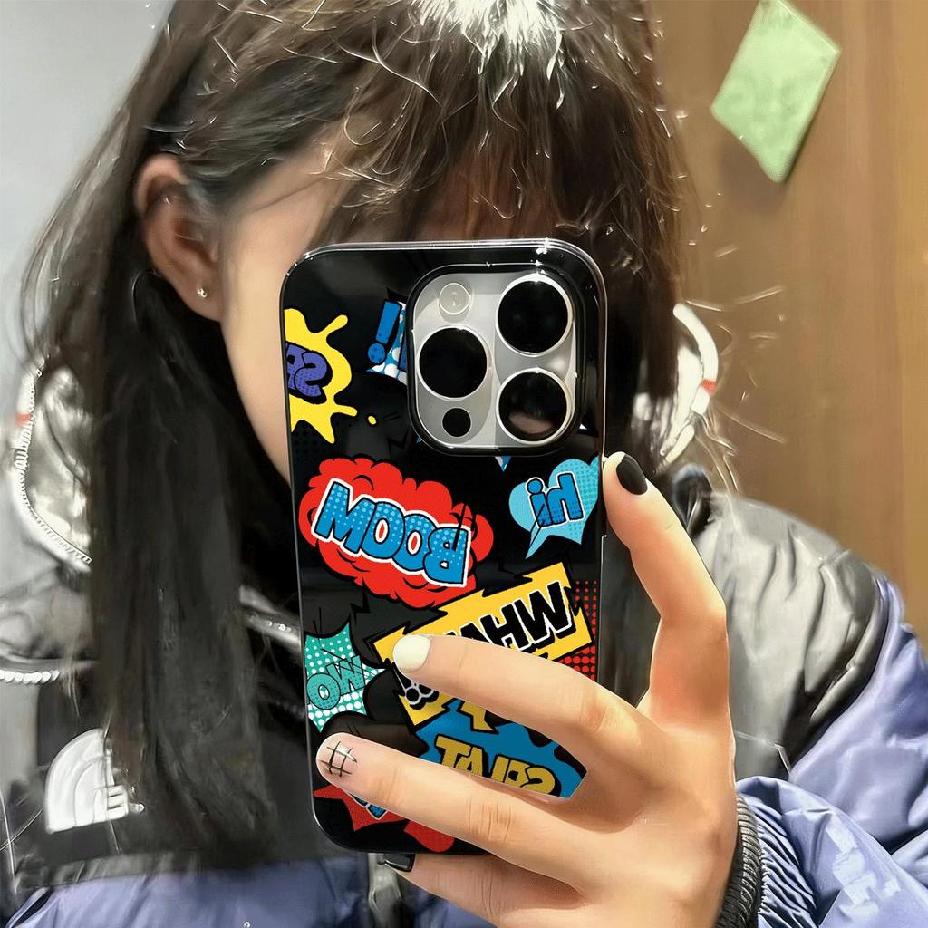 Truyện tranh đường phố cho trường hợp iPhone 17promax iPhone 16plus mới 15 Jelly Case 1312 Ý tưởng