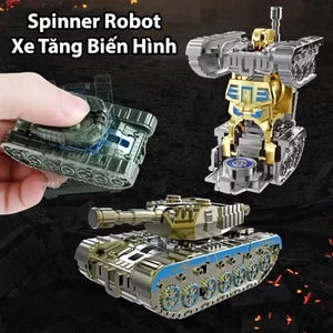 T Tank Robot Fidget Spinner Đồ chơi giải nén Robot xoay biến dạng