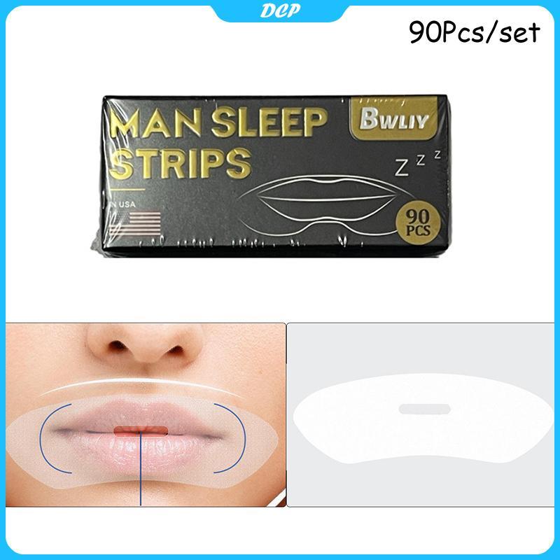 [Dcp] Miếng dán chống ngáy 90 cái/bộ cho trẻ em người lớn ngủ đêm môi mũi thở miếng dán chỉnh sửa MIỆNG [VN]