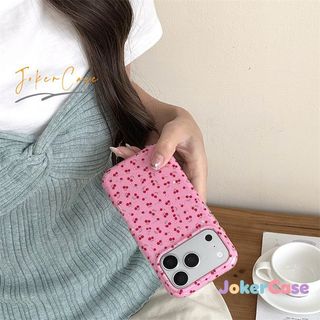 Ốp Lưng Cho Iphone 11 13 17 16 15 14 12 Pro Max 17Air 8 15 16 14 Plus X XR XS Max Bìa mềm Sweet Cherry New Imd
