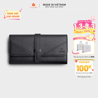 Ví Yuumy ( Thời trang nữ kiểu cầm tay dáng dài - Ví da Seasand YV35)