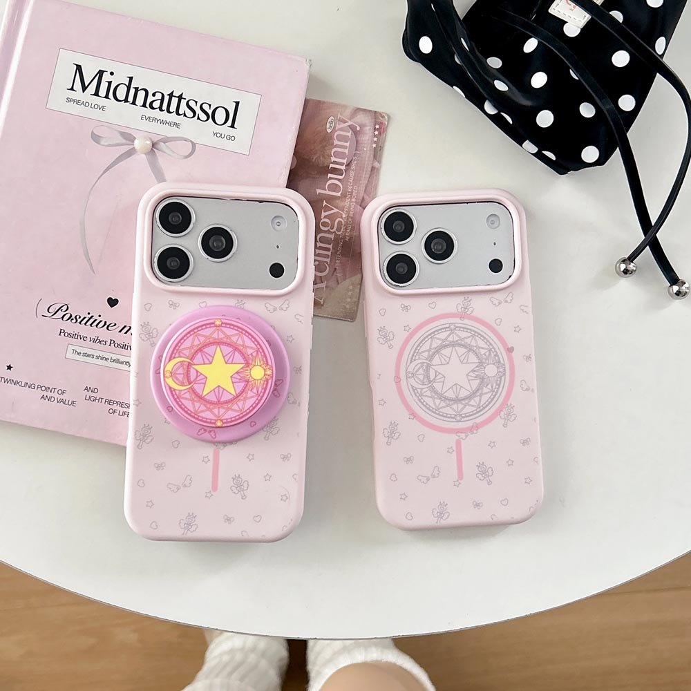 Ốp lưng TPU Tương thích với iPhone 13 14 14Pro 14ProMax 15 15Pro 15ProMax 16 16Pro 16ProMax 17 17Pro 17ProMax Vỏ nam châm họa tiết cây đũa phép ma thuật