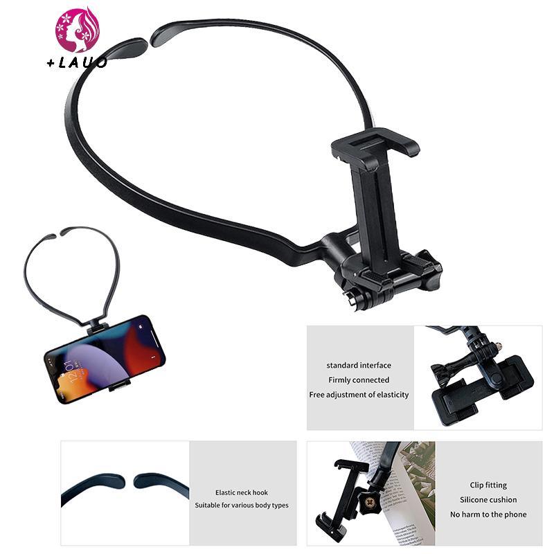 Springevenstar Hands Free Wearable Ne Holder Giá đỡ điện thoại lười Giá treo đa năng cho IPhone 15ProMax Samsung GoPro Do Station Braet Springevenstar