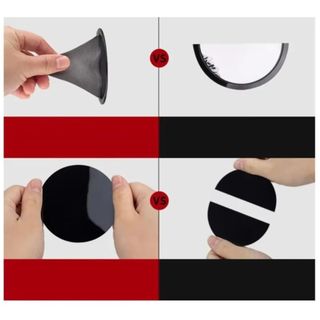 OIWLSAX321 2 Chiếc Cốc Hút Ô Tô, Gắn Đế Miếng Dán Đĩa Điện Thoại Di Động Miếng Dán, Cốc Hút Di Động Dính Đĩa Miếng Lót Đế Camera Gắn Xe Sử Dụng