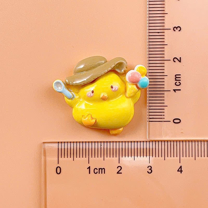 Set charm vịt vàng dễ thương