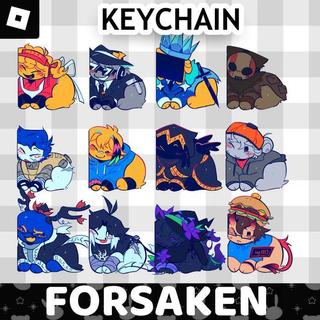 Ganci / Gantungan Kunci Akrilik ROBLOX FORSAKEN CONNECTED CHARMS - ELLIOT