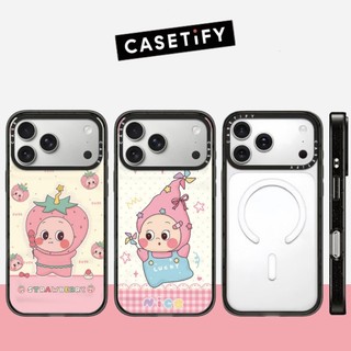 Ốp điện thoại Acrylic hình ngôi sao dâu tây cho iPhone 17 Pro Max 17 Air 16 Plus 15 14 13 12 Vỏ bảo vệ chống sốc