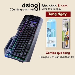 BÀN PHÍM GAMING DY-303 - M303 CHÍNH HÃNG DEIOG GIẢ CƠ LED RGB CÓ DÂY CHƠI GAME , LÀM VIỆC TIỆN LỢI