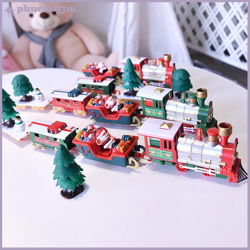 Phu điện giáng sinh TRAIN SET với âm thanh và ánh sáng VN