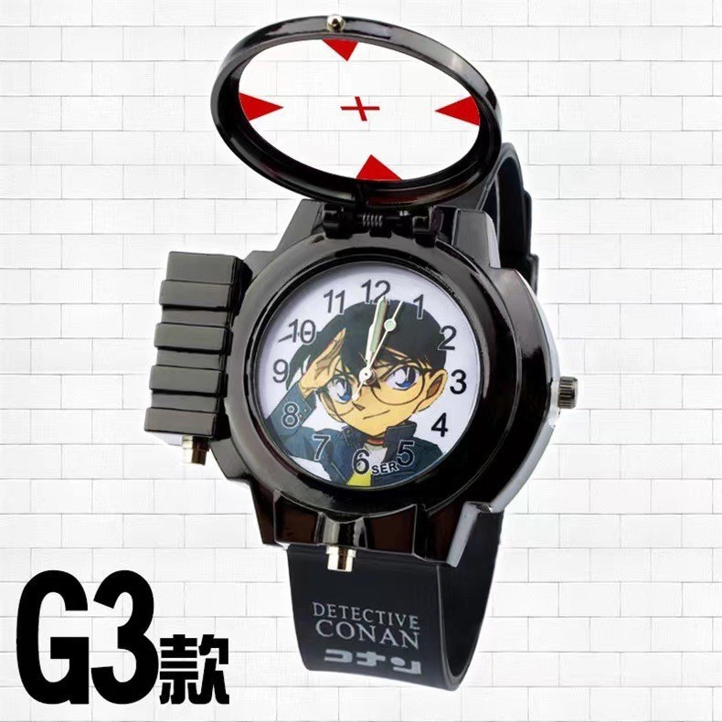Anime Thám Tử Lừng Danh Conan Laser Trẻ Em Hoạt Hình Anime Conan Laser Watch 0330
