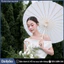 Dù giấy cổ điển nan tre trắng cho ảnh cưới cosplay Dù Giấy Cổ Điển Nan Tre，Chất liệu Nan Tre / Giấy， Lý Tưởng