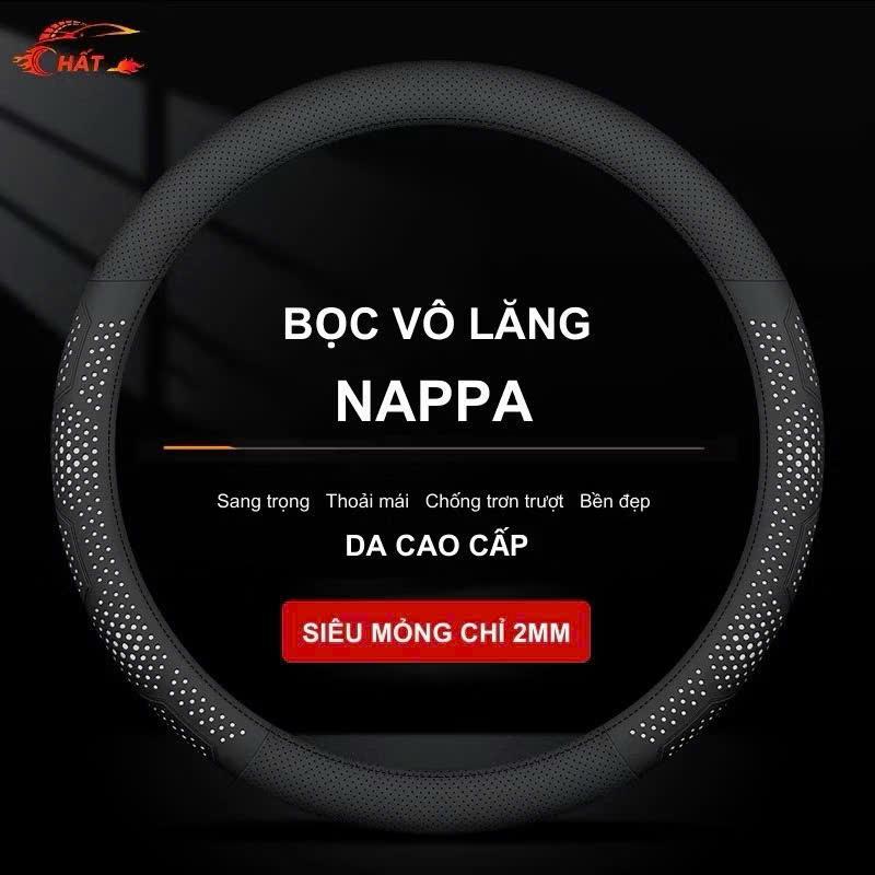 [TOP BÁN CHẠY] Bọc vô lăng da Nappa dành cho các dòng xe con và xe tải thiết kế mỏng ôm form