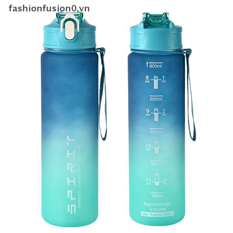 Bình Nước Thể Thao 800ml Chống Rò Rỉ, Nhiều Màu Sắc - Perfect Cho Du Lịch và Tập Gym