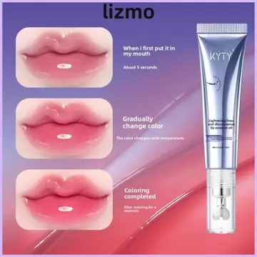 Dầu môi LIZMO, Son dưỡng ẩm thay đổi màu khi ngủ, làm đầy đặn Giảm nếp nhăn môi lâu trôi Nuôi dưỡng dưỡng dưỡng môi dưỡng ẩm Trang điểm chăm sóc môi