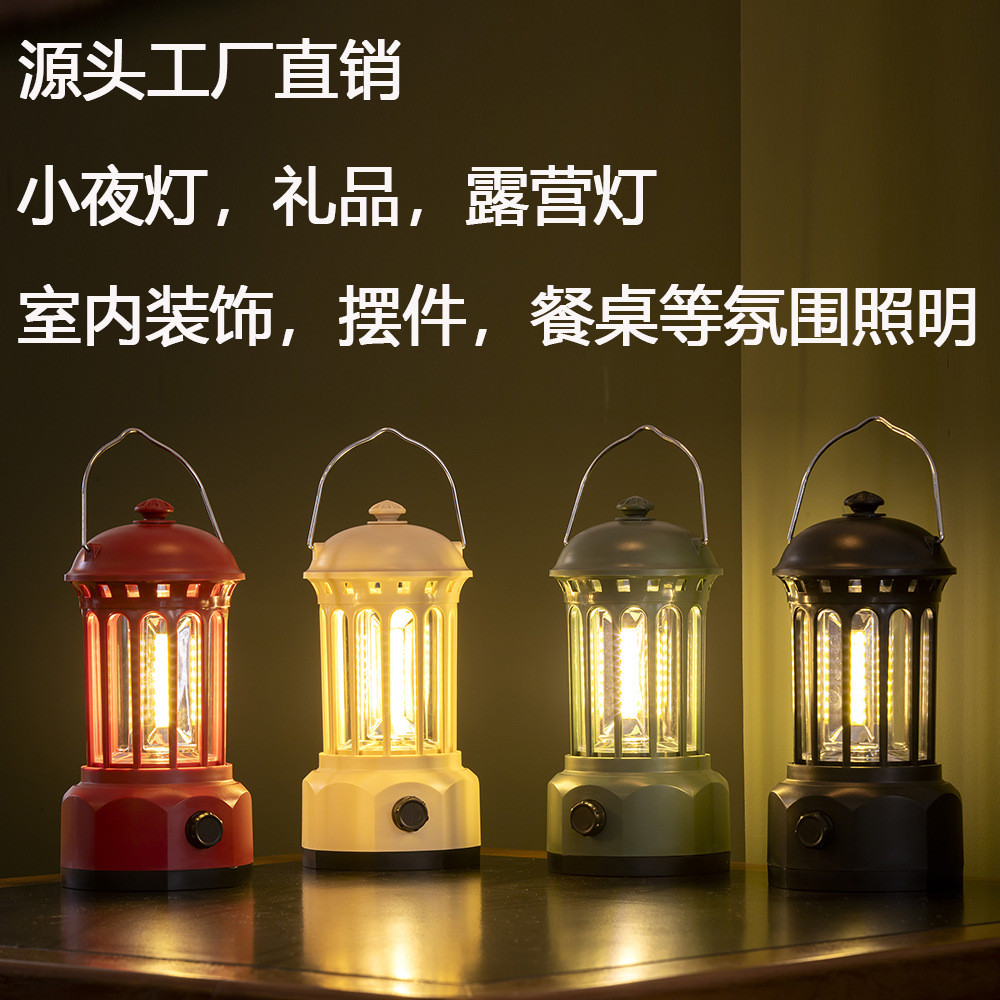 Cột La Mã Đèn Ngủ Sáng Tạo Đèn Bàn Quà Tặng Chiếu Sáng Đồ Trang Trí Khí Quyển Ánh Sáng usb Đầu Giường Đèn Bàn Nhỏ Đèn Cắm Trại 26.3.26 3PGL