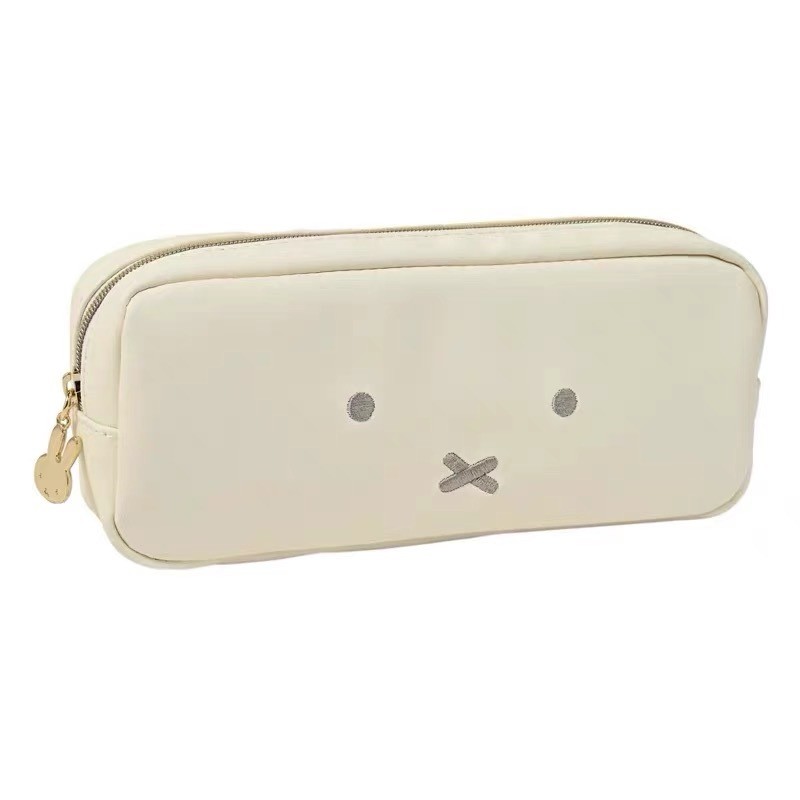 HT2 Dễ Thương Miffy Thỏ Dây Kéo Túi Văn Phòng Phẩm Mỹ Phẩm Và Phụ Kiện Nhỏ Hộp Đựng Bút Chì TH2