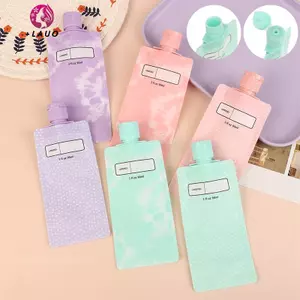 Springevenstar 1 Chiếc 90ml Du Lịch Rỗng Bóp Túi Lotion Pha Chế Túi Chất Lỏng Có Thể Tái Sử Dụng Dầu Gội Chống Rò Rỉ Chai Bảo Quản Mỹ Phẩm Springevenstar