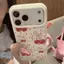 Cherry Bowknot cho 16 trường hợp điện thoại iPhone 17Air Bread Case 14 13 11Pro