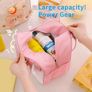 Túi đựng hộp cơm Kawaii dễ thương cách nhiệt tái sử dụng cho bé gái, giữ nóng/lạnh, màu be