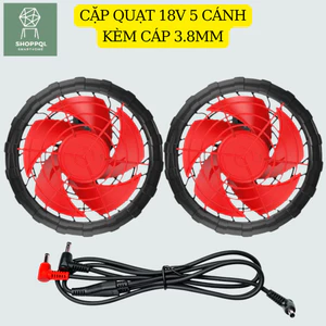 QUẠT ÁO 18V điều hòa quạt gió nhật bản, áo chống nắng chống tia UV pin 50000mah công suất quạt