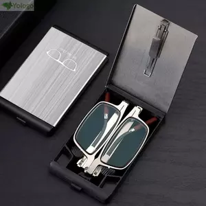 Kính đọc sách YOLOGO chống ánh sáng xanh, có giá đỡ điện thoại chặn màu xanh và thiết kế kính vuông giúp bảo vệ mắt thoải mái.