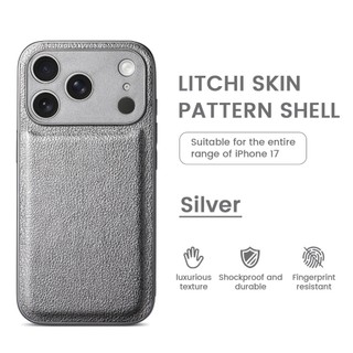Ốp Điện Thoại Da Màu Tím vintage Cho IPhone 17 Pro Max 12 13 14 15 16 Pro Max Plus Vỏ Chống Sốc Có Vỏ Bảo Vệ Ống Kính