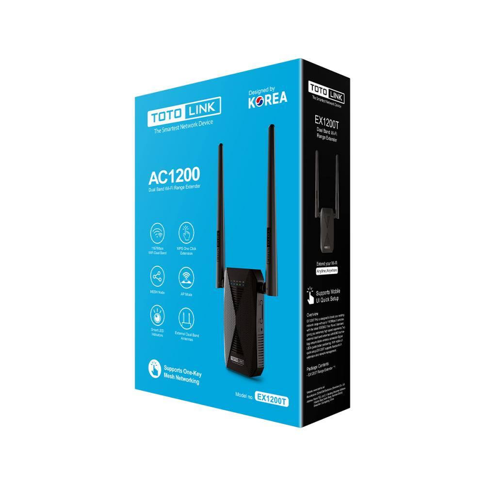 [Chính hãng] Bộ Mở Rộng Sóng wifi Totolink  EX1200T chuẩn AC1200 chính hãng giá rẻ