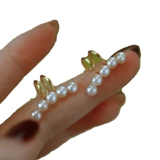 Đơn giản và tinh tế - Kẹp xương tai ngọc trai cao cấp không xuyên da, phù hợp sử dụng hàng ngày