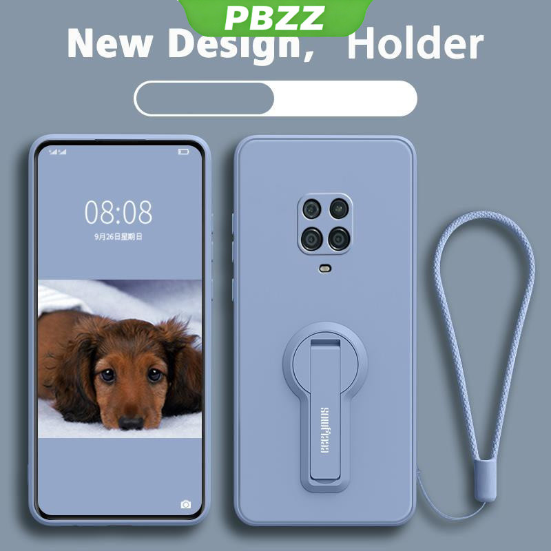 ốp lưng Ốp điện thoại Redmi Note 9S Xiaomi Redmi Note 9 Pro Ốp mềm Ốp chống sốc mịn bảo vệ silicon lỏng thiết kế mới 360 ° với giá đỡ ytxzzj01 đẹp viền vuông cute