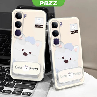 Ốp Lưng Cho VIVO V40 LITE Y19S v50 5g v50 lite 5g Vỏ Điện Thoại Vỏ Mềm Silicon Chống Sốc Trong Suốt Thiết Kế Mới Thẩm Mỹ Chó Dễ Thương Có Giá Đỡ Cho Gương TKXGDQZJ01