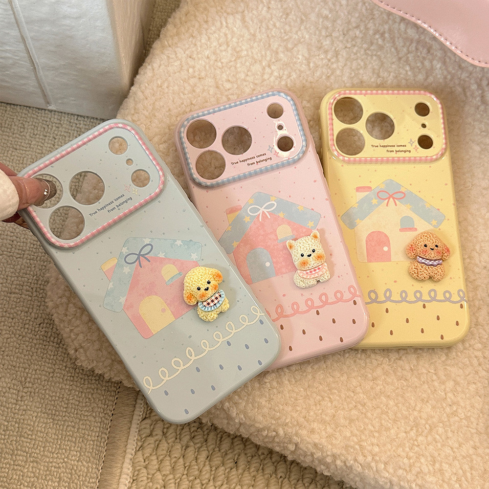 Ốp điện thoại mềm hình trái tim tình yêu 3D cho iPhone 17 Pro Max 16 15 14 13 Vỏ bảo vệ chống sốc
