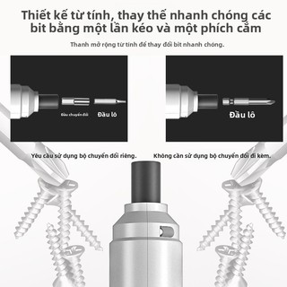 [95% Đánh giá Tích cực] Bộ dụng cụ sửa chữa bit điện mini có thể sạc lại kiểu bút cho gia đình UJ2T