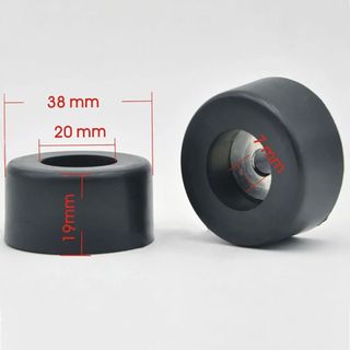 OIWLSAX321 4 Miếng đệm giảm chấn, Đế 38x19mm Miếng đệm chân loa, Cao su chống trượt với chân đệm tấm sắt