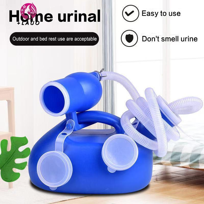 Springevenstar Nhà Vệ Sinh Cung Cấp Cho Ngoài Trời 2000ml Nhựa Nam Người Cao Tuổi Giường Bô Pee Bình Bộ Sưu Tập Với Ống 160cm Di Động Pee Nước Tiểu Chai Người Khuyết Tật Người Trợ Giúp Springevenstar