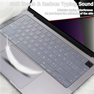 Vỏ Bàn Phím Silicon Cho Macbook Air M4 M3 A3113 A3240 Pro 14 M5 Phim Bụi Siêu Mỏng 2020 Pro Air M1 A2337 A2338 A2179