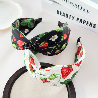 Băng đô hoa Berry vành rộng ngọt ngào - Phụ kiện tóc thời trang dành cho đi chơi
