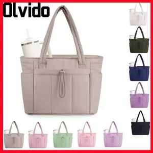 Túi Tote OLVIDO, Túi xách nữ có đệm phồng nhẹ, Túi đeo vai nữ mềm mại đơn giản
