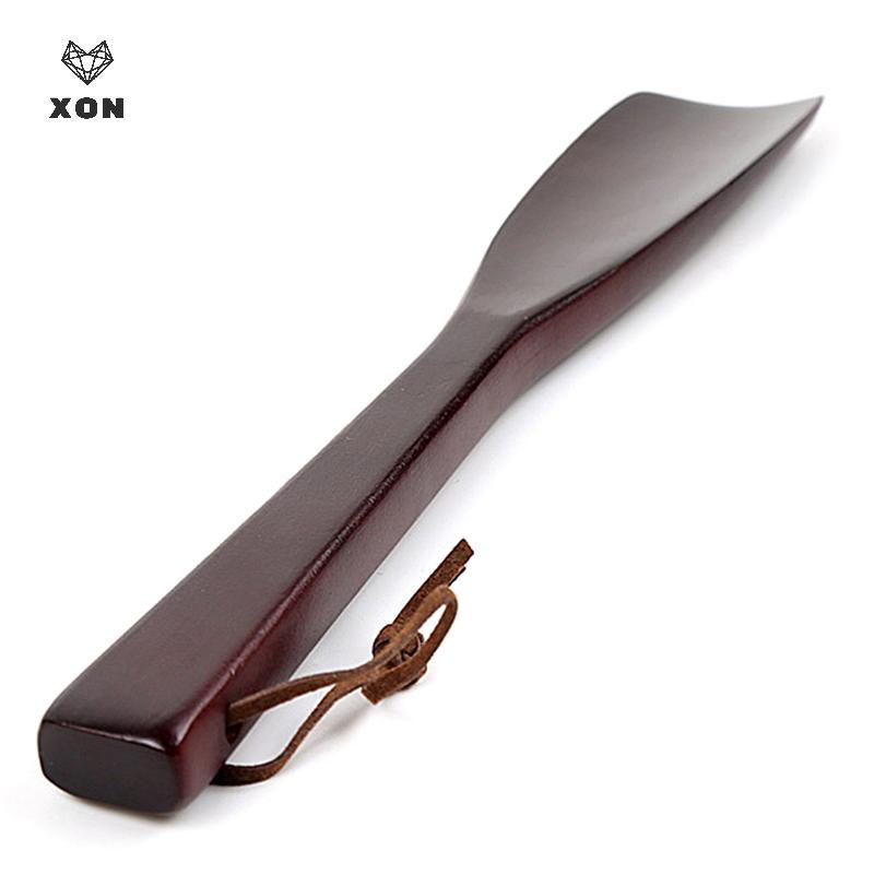 [XON] Sừng giày bằng gỗ chuyên nghiệp Tay cầm dài linh hoạt Shoehorn Dụng cụ nâng giày hữu ích [Mina]